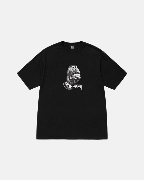 ALL BETS OFF BLACK TEE PIGMENT DYED