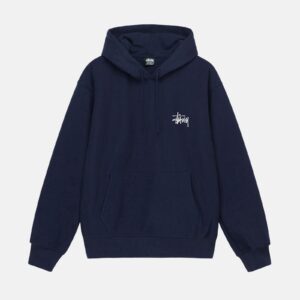 BASIC STUSSY BLUE HOODIE