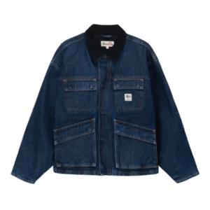 SHOP JACKET WASHED DENIM