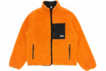 Stussy 8 Ball Sherpa Reversible Jacket – Orange 1