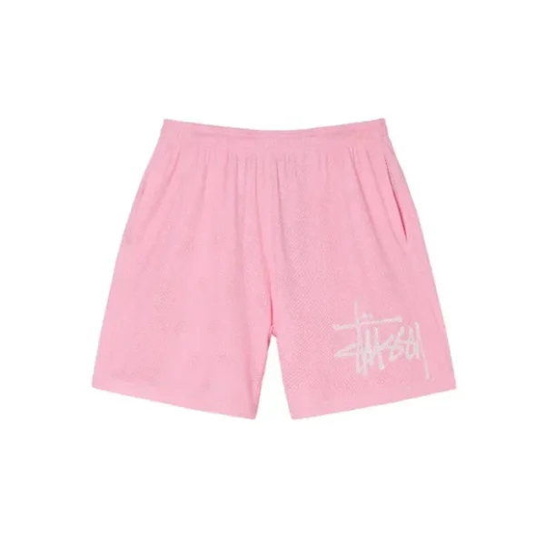 Stussy Big Basic Mesh Short Pink