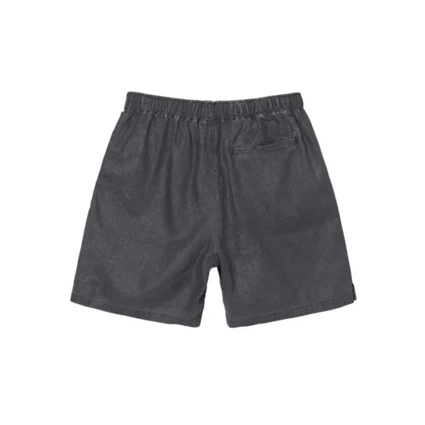 Stussy Boxy Linen Short – Black