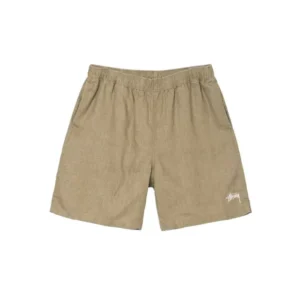 Stussy Boxy Linen Short – Brown