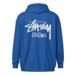 Stussy London Zip Up grey