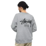 Stussy Paris Crewneck Sweatshirt grey
