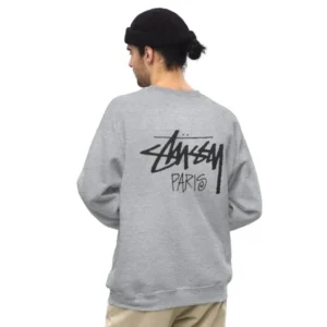 Stussy Paris Crewneck Sweatshirt grey