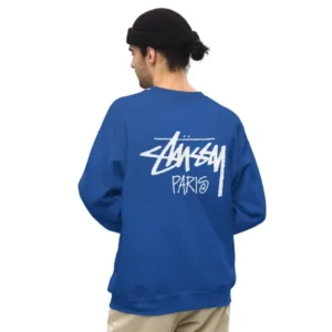 Stussy Paris Crewneck Sweatshirt royal