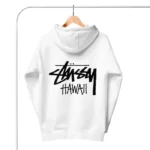 Unisex Stussy Hawaii Hoodie White