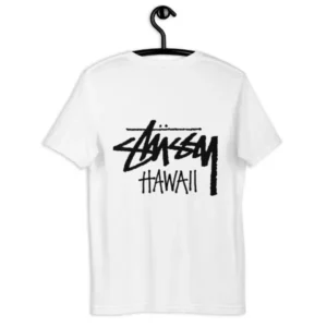 Unisex Stussy Hawaiian Shirt white