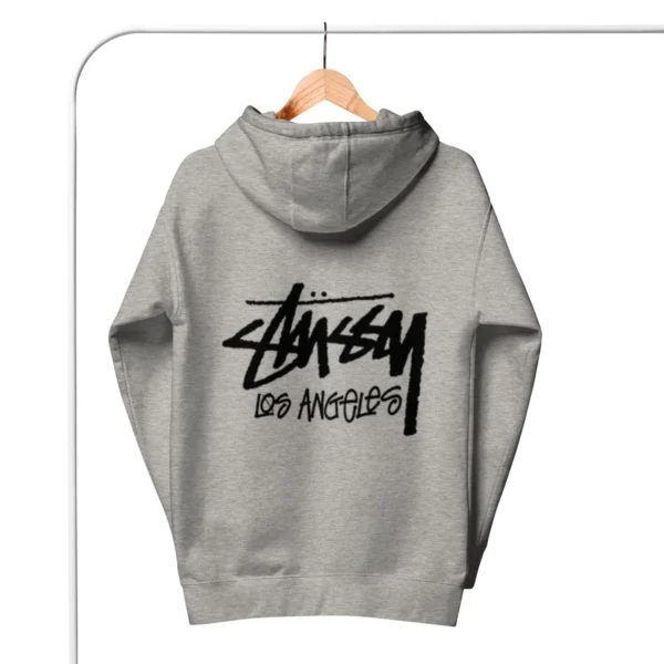 Unisex Stussy Los Angeles Hoodie grey