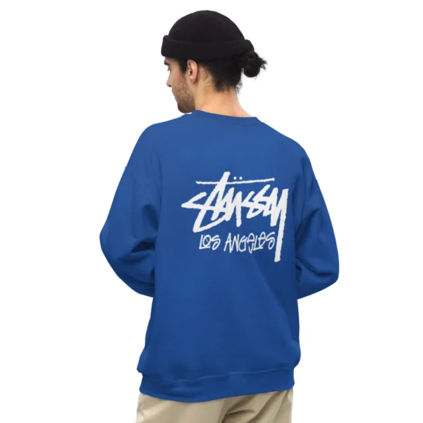 Unisex Stussy Los Angeles Sweatshirt royal