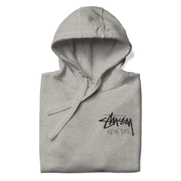 Unisex Stussy New York Hoodie grey