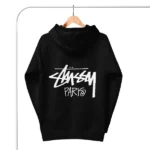 Unisex Stussy Paris Hoodie black