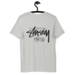Unisex Stussy Paris Tee grey