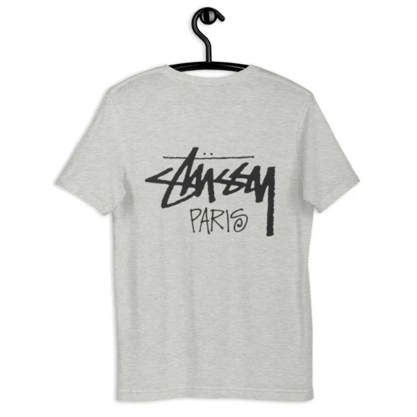 Unisex Stussy Paris Tee grey