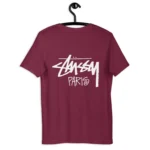 Unisex Stussy Paris Tee red