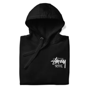 Unisex Stussy Seoul Hoodie black