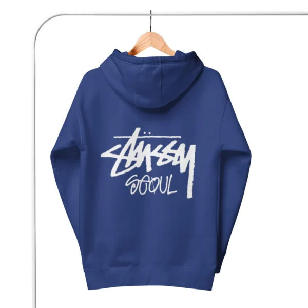 Unisex Stussy Seoul Hoodie royal