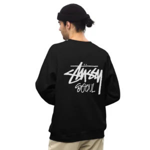 Unisex Stussy Seoul Sweater black