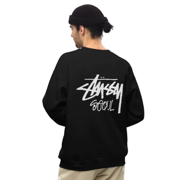 Unisex Stussy Seoul Sweater black