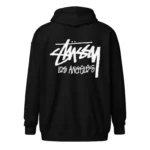 Unisex Stussy Los Angeles Zip up Hoodie