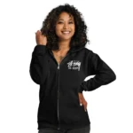 Unisex Stussy Los Angeles Zip up Hoodie