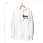 unisex premium hoodie white fron
